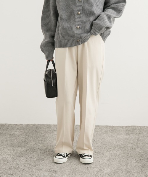 URBAN RESEARCH DOORS(アーバンリサーチドアーズ)の「『UR TECH』ウラキモウストレートイージーパンツ(その他パンツ・レディース・ブラック/アイボリー・SMALL/MEDIUM)」の12枚目の写真