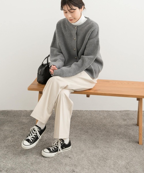 URBAN RESEARCH DOORS(アーバンリサーチドアーズ)の「『UR TECH』ウラキモウストレートイージーパンツ(その他パンツ・レディース・ブラック/アイボリー・SMALL/MEDIUM)」の17枚目の写真