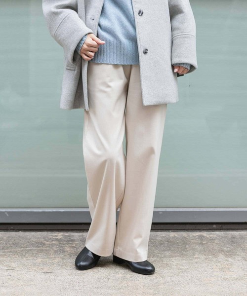 URBAN RESEARCH DOORS(アーバンリサーチドアーズ)の「『UR TECH』ウラキモウストレートイージーパンツ(その他パンツ・レディース・ブラック/アイボリー・SMALL/MEDIUM)」の22枚目の写真