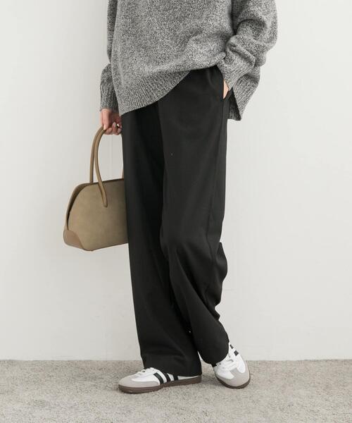 URBAN RESEARCH DOORS(アーバンリサーチドアーズ)の「『UR TECH』ウラキモウストレートイージーパンツ(その他パンツ・レディース・ブラック/アイボリー・SMALL/MEDIUM)」の14枚目の写真