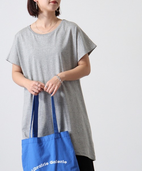 TRUSS（トラス）の「TRUSS ｳｨﾒﾝｽﾞﾄﾞﾙﾏﾝﾜﾝﾋﾟｰｽ（Tシャツ/カットソー・レディース・チャコールグレー/ピンク/ヘザーグレー/オフホワイト/オートミール/ブラック・M）」の4枚目の写真