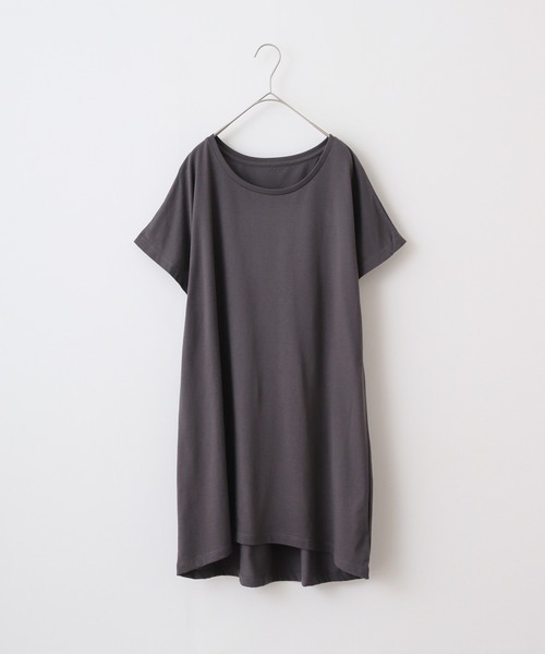 TRUSS（トラス）の「TRUSS ｳｨﾒﾝｽﾞﾄﾞﾙﾏﾝﾜﾝﾋﾟｰｽ（Tシャツ/カットソー・レディース・チャコールグレー/ピンク/ヘザーグレー/オフホワイト/オートミール/ブラック・M）」の14枚目の写真