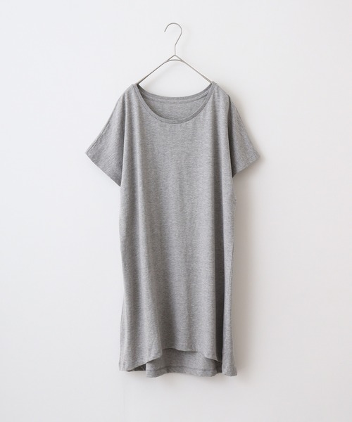 TRUSS（トラス）の「TRUSS ｳｨﾒﾝｽﾞﾄﾞﾙﾏﾝﾜﾝﾋﾟｰｽ（Tシャツ/カットソー・レディース・チャコールグレー/ピンク/ヘザーグレー/オフホワイト/オートミール/ブラック・M）」の15枚目の写真