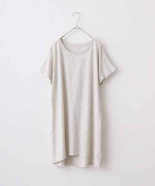 TRUSS（トラス）の「TRUSS ｳｨﾒﾝｽﾞﾄﾞﾙﾏﾝﾜﾝﾋﾟｰｽ（Tシャツ/カットソー・レディース・チャコールグレー/ピンク/ヘザーグレー/オフホワイト/オートミール/ブラック・M）」の16枚目の写真