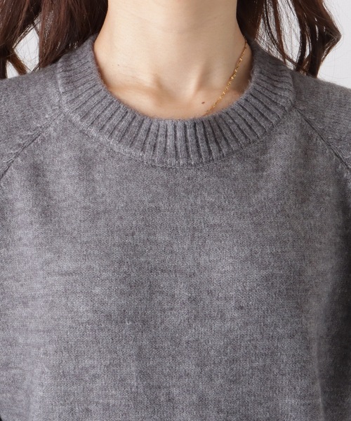 ◆DAKS ソリッド プリーツ ニット カラー ワンピース SNIDEL（スナイデル）の「プリーツカラーニットワンピース