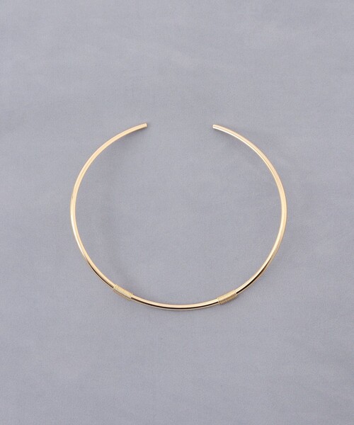 NOLLEY’S（ノーリーズ）の「【grace grace/グラスグラス】コイルチョーカー（チョーカー・レディース・シルバー/ゴールド・FREE）」の2枚目の写真