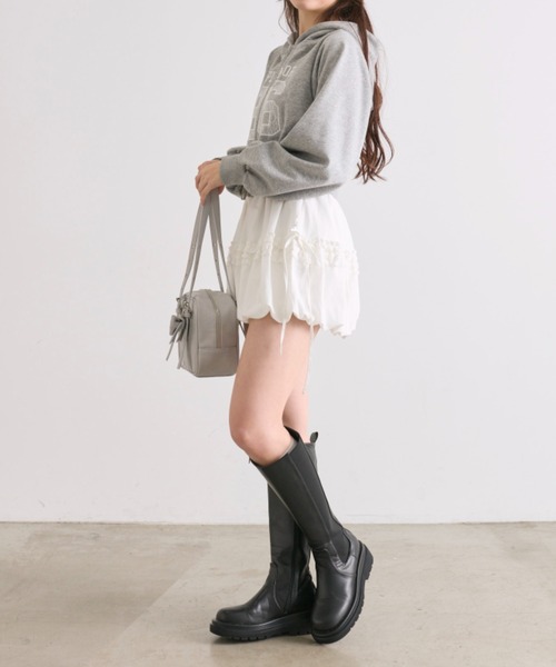 OLIVE des OLIVE（オリーブデオリーブ）の「ナンバリングパーカー（パーカー・レディース・ピンク/オフホワイト/トップグレー・FREE）」の12枚目の写真