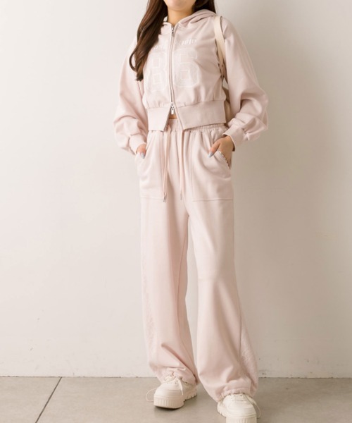 OLIVE des OLIVE（オリーブデオリーブ）の「ナンバリングパーカー（パーカー・レディース・ピンク/オフホワイト/トップグレー・FREE）」の20枚目の写真