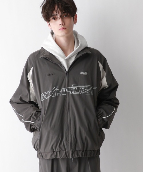 RAGEBLUE（レイジブルー）の「ゲームモチーフ/オーバーサイズナイロンジャケット（ナイロンジャケット・メンズ・グレー/ブラック/ホワイト・MEDIUM/LARGE）」の16枚目の写真