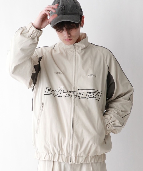 RAGEBLUE（レイジブルー）の「ゲームモチーフ/オーバーサイズナイロンジャケット（ナイロンジャケット・メンズ・グレー/ブラック/ホワイト・MEDIUM/LARGE）」の7枚目の写真