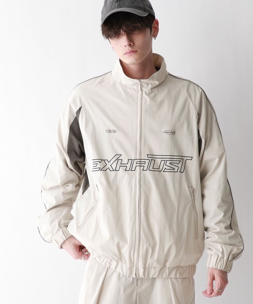 RAGEBLUE（レイジブルー）の「ゲームモチーフ/オーバーサイズナイロンジャケット（ナイロンジャケット・メンズ・グレー/ブラック/ホワイト・MEDIUM/LARGE）」の8枚目の写真