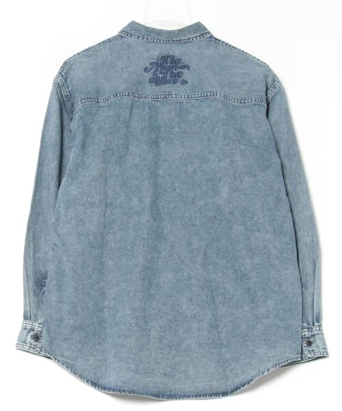 Quiksilver(クイックシルバー)の「SHORE WASH SHIRTS /クイックシルバーウォッシュ加工ロゴ刺繍シャツ(シャツ/ブラウス・メンズ・ブルー/ブラック・MEDIUM/SMALL/LARGE/X-LARGE)」の15枚目の写真