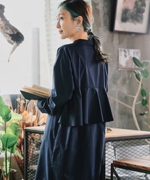 【はあちゅう×BouJeloud】2wayバックフレアシャツワンピース