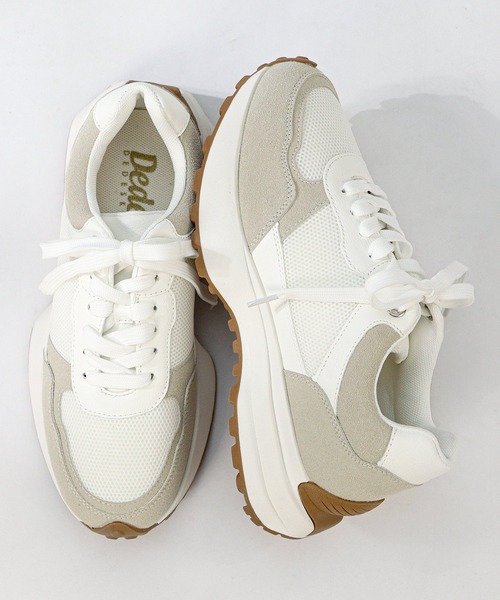 Dedes（デデス）の「Dedes/ローカットレトロスニーカー(6397)（スニーカー・レディース・ホワイト/ブラック/ネイビー/グレー/ホワイト系その他/シルバー系その他/ブラック系その他・41/42/43/36/37/44/40/38/39）」の3枚目の写真