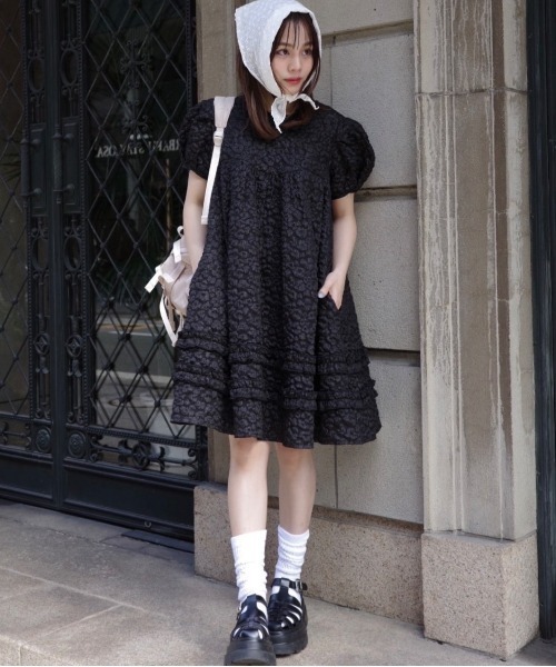 jumelle jacquard mini op ジュメロ jacquard mini op | ワンピース/オールインワン | JUMELLE