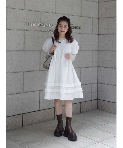 jumelle jacquard mini op ジュメロ jacquard mini op | ワンピース/オールインワン | JUMELLE