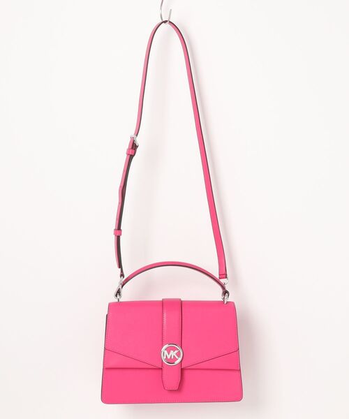 MICHAEL KORS(マイケルコース)の「GREENWICH サフィアーノ レザー サッチェル ミディアム(ハンドバッグ・レディース・ピンク系その他・FREE)」の8枚目の写真