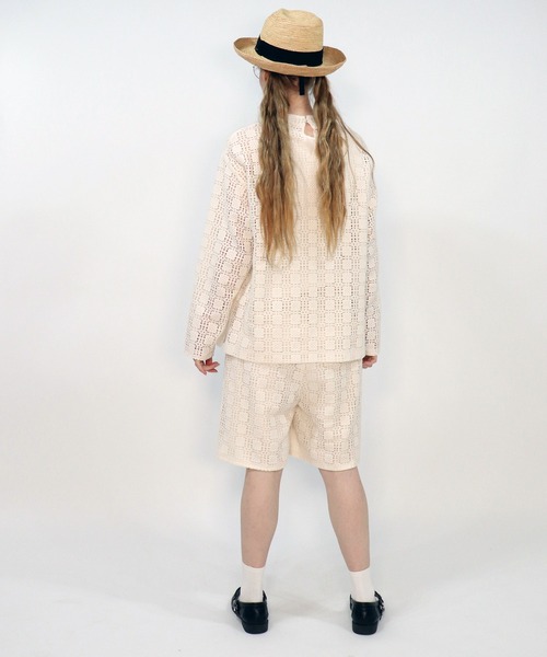 haupia（ハウピア）の「小さな箱の贈り物【ハーフパンツ】（その他パンツ・レディース・ブラック/アイボリー・MEDIUM）」の5枚目の写真