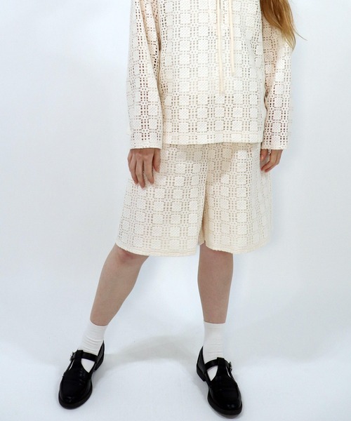 haupia（ハウピア）の「小さな箱の贈り物【ハーフパンツ】（その他パンツ・レディース・ブラック/アイボリー・MEDIUM）」の7枚目の写真