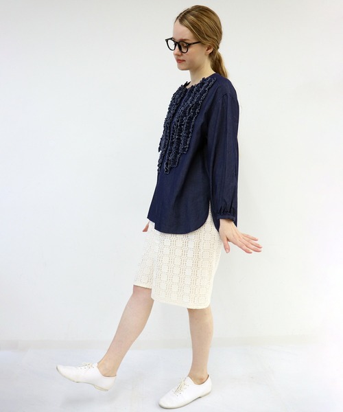 haupia（ハウピア）の「小さな箱の贈り物【ハーフパンツ】（その他パンツ・レディース・ブラック/アイボリー・MEDIUM）」の12枚目の写真