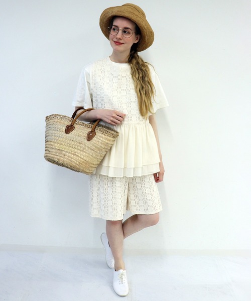 haupia（ハウピア）の「小さな箱の贈り物【ハーフパンツ】（その他パンツ・レディース・ブラック/アイボリー・MEDIUM）」の14枚目の写真