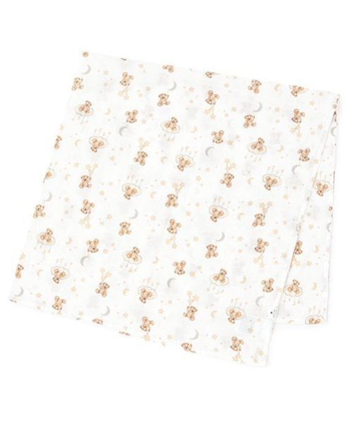 petit main（プティマイン）の「ガーゼおくるみ（おくるみ・キッズ・ベージュ/カラフル/ピンク/ライトオレンジ系・F）」の2枚目の写真