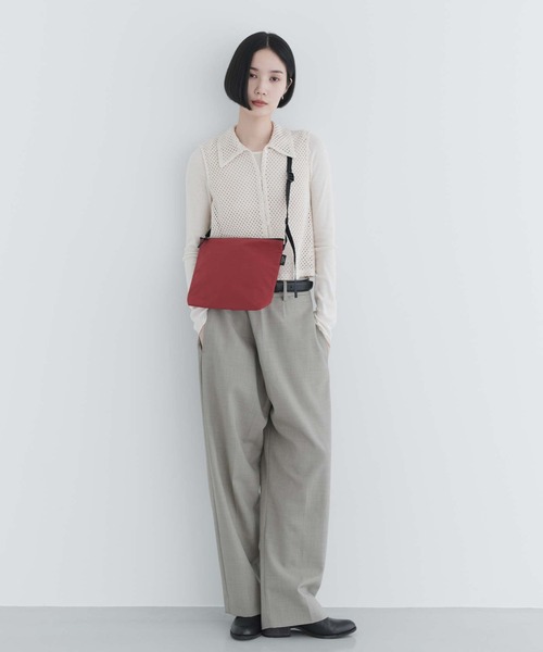 STANDARD SUPPLY(スタンダードサプライ)の「スタンダードサプライ / SIMPLICITY シンプリシティ / ZIP SHOULDER ジップショルダー(ショルダーバッグ・レディース・ブラック/レッド/グレー/チャコールグレー/ダークネイビー/モカ/マスタード/ダークパープル/サンドベージュ/グリーン/ブルー・FREE)」の18枚目の写真