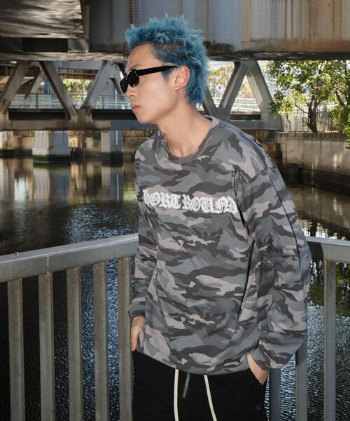 SHORT ROUND（ショートラウンド）の「SHORT ROUND/カモフラグラフィックT（Tシャツ/カットソー・メンズ・グレー系その他・MEDIUM/LARGE）」の11枚目の写真