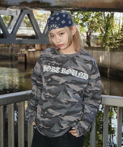 SHORT ROUND（ショートラウンド）の「SHORT ROUND/カモフラグラフィックT（Tシャツ/カットソー・メンズ・グレー系その他・MEDIUM/LARGE）」の15枚目の写真