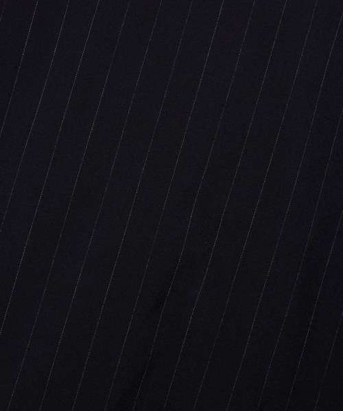 marka（マーカ）の「WIDE LEG EASY PANTS（スラックス・メンズ・ブラック/ストライプ・1/2）」の3枚目の写真