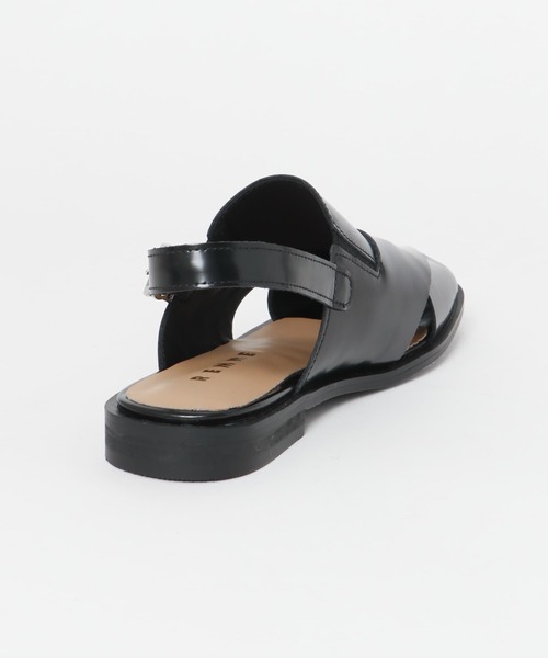 URBAN RESEARCH ROSSO WOMEN（アーバンリサーチ　ロッソ）の「REMME　バックストラップフラットシューズ（その他シューズ・レディース・ブラック・37）」の5枚目の写真