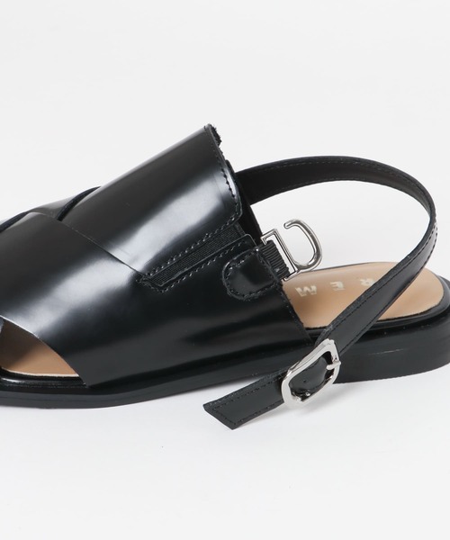 URBAN RESEARCH ROSSO WOMEN（アーバンリサーチ　ロッソ）の「REMME　バックストラップフラットシューズ（その他シューズ・レディース・ブラック・37）」の7枚目の写真