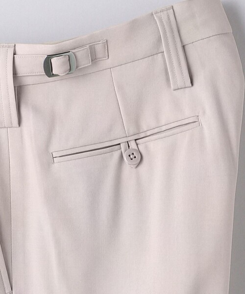 UNITED ARROWS（ユナイテッドアローズ）の「ウールトロピカル 1プリーツ ミリタリートラウザーズ（スラックス・メンズ・ダークグレー/ベージュ・XL/L/M/S）」の20枚目の写真