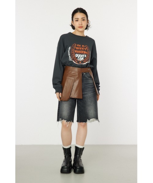 RODEO CROWNS WIDE BOWL（ロデオクラウンズワイドボウル）の「ラップベルト（ベルト・レディース・ダークブラウン/ブラウン・FREE）」の14枚目の写真