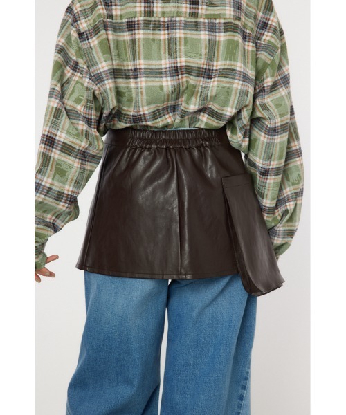 RODEO CROWNS WIDE BOWL（ロデオクラウンズワイドボウル）の「ラップベルト（ベルト・レディース・ダークブラウン/ブラウン・FREE）」の6枚目の写真