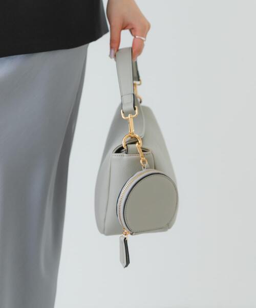 RODE SKO（ロデスコ）の「サークルポーチ付ショルダーバッグ（ショルダーバッグ・レディース・イエロー/ライトグレー・ONE）」の3枚目の写真
