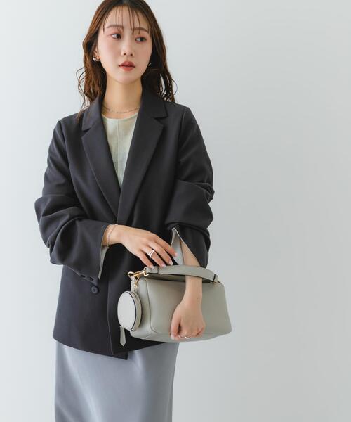 RODE SKO（ロデスコ）の「サークルポーチ付ショルダーバッグ（ショルダーバッグ・レディース・イエロー/ライトグレー・ONE）」の7枚目の写真