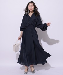 タグ付き 新品 正規品 アプワイザーリッシェ シアーシャツ半袖ワンピース Apuweiser-riche（アプワイザーリッシェ）の「洗えるシアー