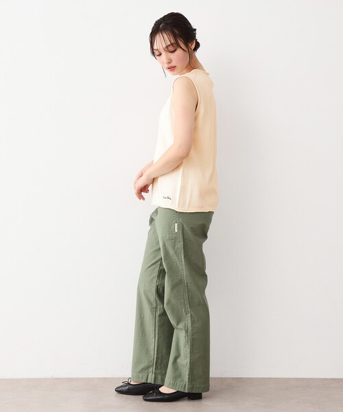 LAURA ASHLEY(ローラアシュレイ)の「【カラー追加!日本製/ワンマイルウエア】コツトン コンパクトヤーン ベスト(ベスト・レディース・ホワイト系/グリーン/ベージュ/アイボリー/グレー/ワインレッド・38)」の9枚目の写真