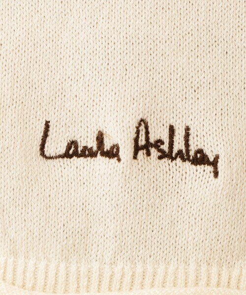 LAURA ASHLEY(ローラアシュレイ)の「【カラー追加!日本製/ワンマイルウエア】コツトン コンパクトヤーン ベスト(ベスト・レディース・ホワイト系/グリーン/ベージュ/アイボリー/グレー/ワインレッド・38)」の10枚目の写真
