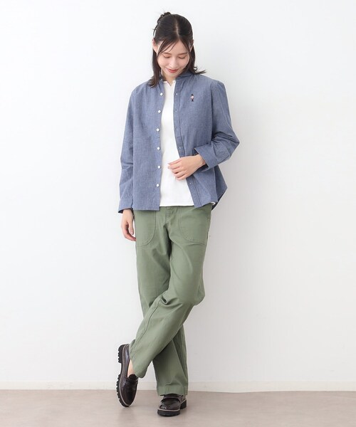 LAURA ASHLEY(ローラアシュレイ)の「【カラー追加!日本製/ワンマイルウエア】コツトン コンパクトヤーン ベスト(ベスト・レディース・ホワイト系/グリーン/ベージュ/アイボリー/グレー/ワインレッド・38)」の21枚目の写真