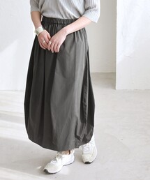 quaranciel:〈洗濯機可能〉タイプライターライク コクーン スカート