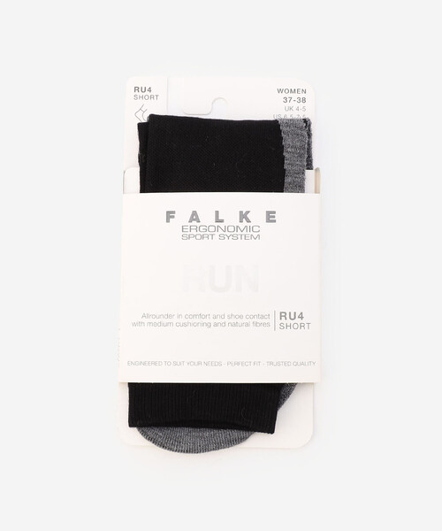 FALKE（ファルケ）の「FALKE ERGONOMIC SPORT SYSTEM | 16706 RU4 SHORT SOCKS WOMEN（ソックス/靴下・レディース・C/D/ホワイト系その他/ホワイト系その他2/グレー系その他/ブラック系その他/オレンジ系その他2・37/38）」の4枚目の写真