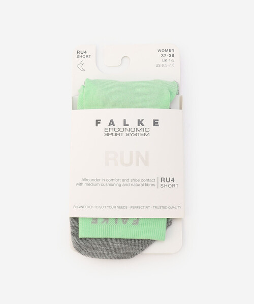 FALKE（ファルケ）の「FALKE ERGONOMIC SPORT SYSTEM | 16706 RU4 SHORT SOCKS WOMEN（ソックス/靴下・レディース・C/D/ホワイト系その他/ホワイト系その他2/グレー系その他/ブラック系その他/オレンジ系その他2・37/38）」の18枚目の写真