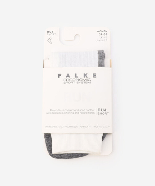 FALKE（ファルケ）の「FALKE ERGONOMIC SPORT SYSTEM | 16706 RU4 SHORT SOCKS WOMEN（ソックス/靴下・レディース・C/D/ホワイト系その他/ホワイト系その他2/グレー系その他/ブラック系その他/オレンジ系その他2・37/38）」の20枚目の写真