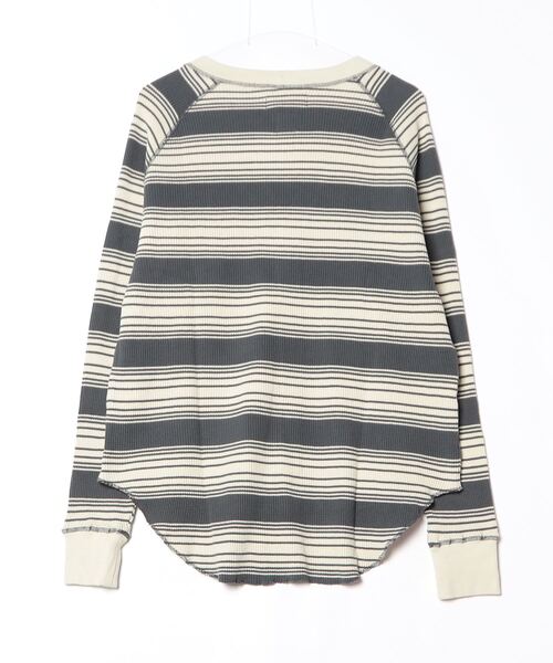 FACETASM（ファセッタズム）の「FACETASM/ファセッタズム/LAYERD WAFFLE KNIT CARDIGAN（カーディガン/ボレロ・メンズ・ミント・4）」の4枚目の写真