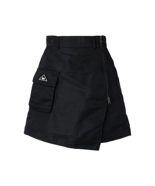 WAAC(ワック)の「WOMENS サスティナブルナイロンスカート(スカート・レディース・ブラック/ベージュ・SMALL/X-SMALL/MEDIUM)」の1枚目の写真