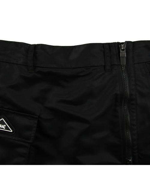 WAAC(ワック)の「WOMENS サスティナブルナイロンスカート(スカート・レディース・ブラック/ベージュ・SMALL/X-SMALL/MEDIUM)」の4枚目の写真
