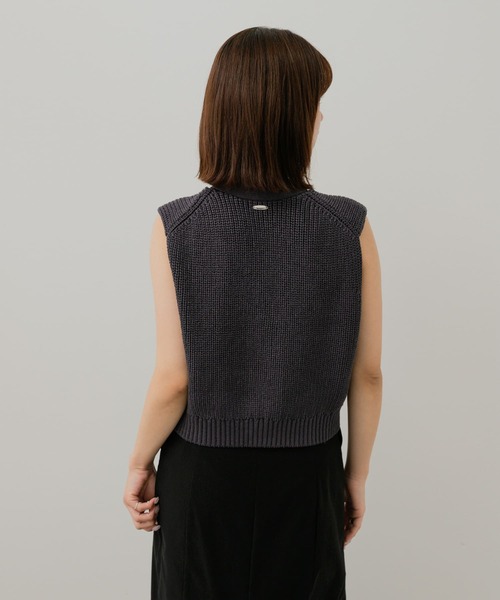 セール】クロップドニットベスト（ベスト）｜SENSE OF PLACE by URBAN