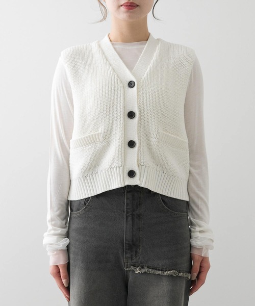 HEINERS ニットベスト SENSE OF PLACE by URBAN RESEARCH（センスオブプレイスバイ